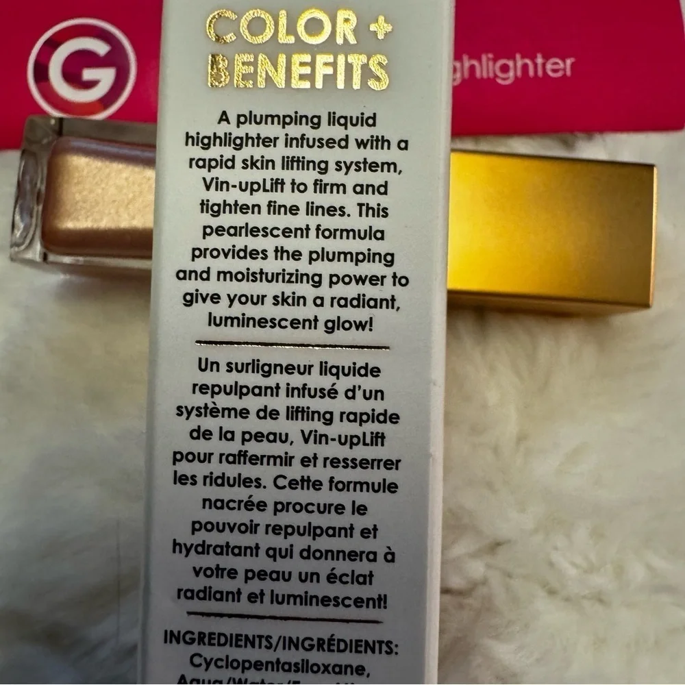 Grande Cosmetics GrandeGLOW Plumping Liquid Highlighter - French Pearl - New